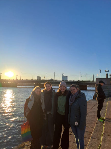 In Riga mit Sophia und Luzia. (Foto: privat)
