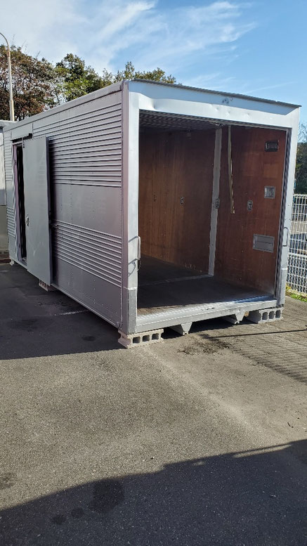 割引クーポン対象品 格安現状販売 5 9ｍトラックコンテナ サイドドア付き 売り尽くしセール