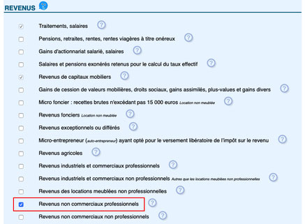 déclaration impôt BNC traducteur