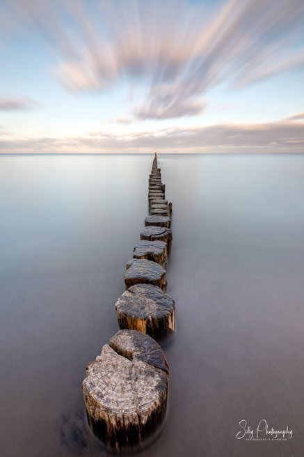 Kellenhusen, Ostsee, Buhnen, Langzeitbelichtung, 2022, © Silly Photography