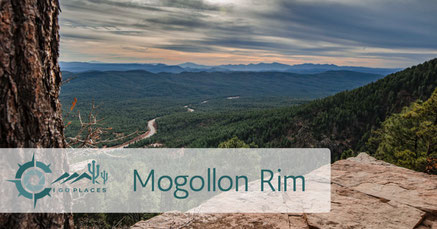 mogollon rim see lake reklektion wald