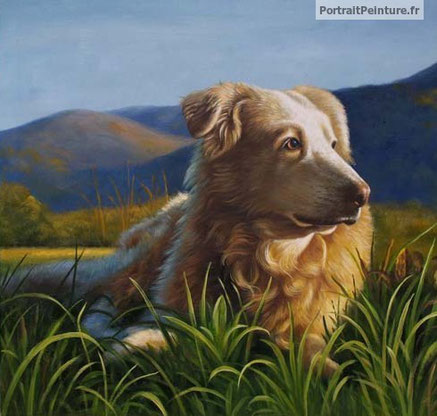 portrait-peinture-chien