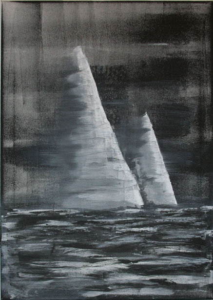 3 | Öl und Acryl auf Leinwand, 50x30cm
