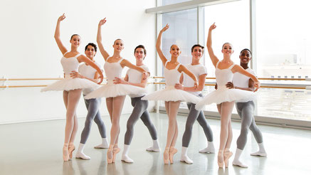 Students of Houston Ballet Academy. Photo by Lawrence Elizabeth Knox (2021), Courtesy of Houston Ballet.