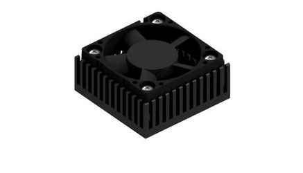 Fischer Elektronik ファンヒートシンク LA ICK 17 x 17 W 05