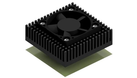 Fischer Elektronik ファンヒートシンク LA ICK 21 x 21 F 12