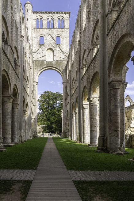 Bild: Wohnmobilreise Normandie, hier Abbaye de Jumièges