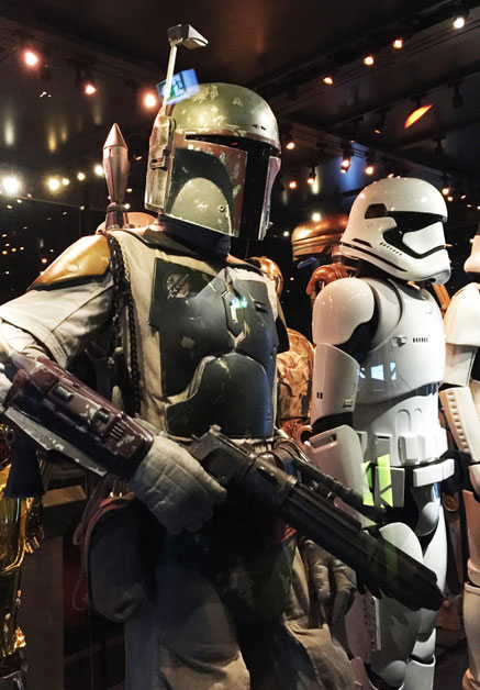 image: nina luca, star wars, star wars identities, star wars münchen, star wars exhibition, yedi, lightsaber, boba fett, stormtrooper, bounty hunter