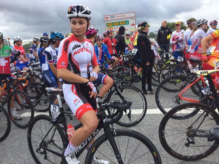 Kathrin Schweinberger Europameisterschaft Herning Dänemark Nationalteam Rad Österreich ÖAMTC tomsiller.at Radclub Tirol Regionalsport  Brigit Woisetschläger Vomp