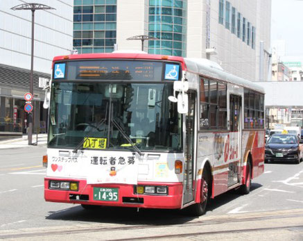 バスが元気といわれる広島も運転者募集