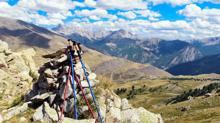 Hiking Trekking Nordic Walking Sticks Mountains Route