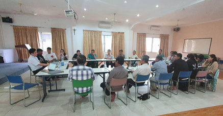 Réunion des délégués des comités paroissiaux du secteur pastoral "Phnom Penh Nord".