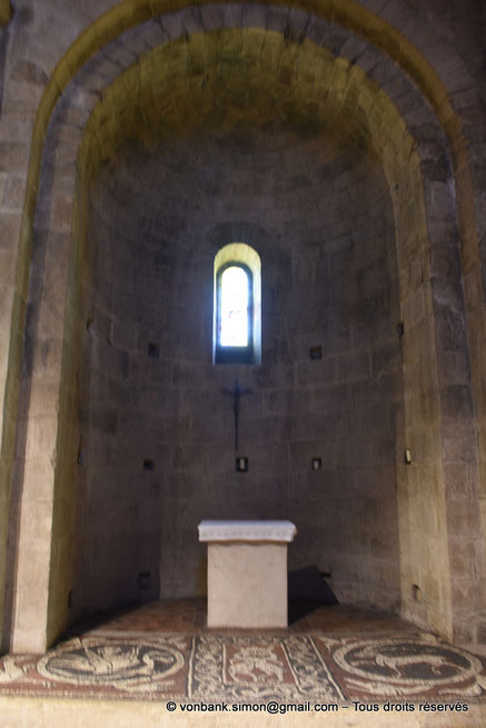 04 - Ganagobie - Monastère Notre-Dame - Mosaïque du chœur : Absidiole Sud