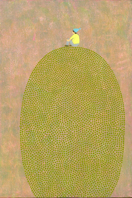 「たまにわさ」アクリル画/ 147×100mm /￥49,500(税込)