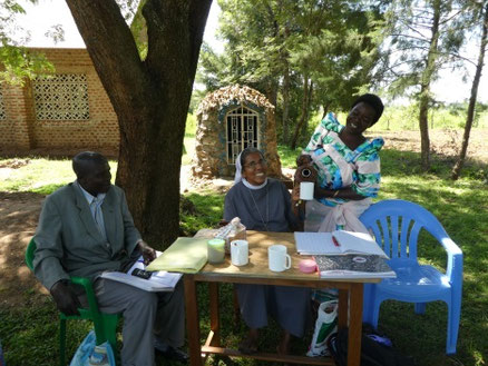 Sr. Gracy and members of the self-help group