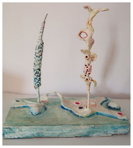 Objekt, mixed media, 2016