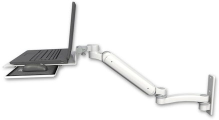 シリーズ最大リーチ｜昇降61cm＋26.7cmロングアーム ノートPC専用アーム ASUL182-W3-LUS-A1