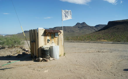 Rest Room an der Tankstelle