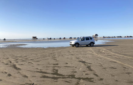 Strandfahrt in St. Peter-Ording
