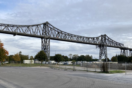 Blick auf die Rendsburger Hochbrücke