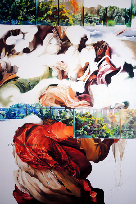 ARBOR 1   huile sur toile   195 x 130 