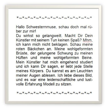 Text von Sita Angelika Völkel nach einem Bild von Konrad Felixmüller, Nackte Frau (die Dunkle), 1929