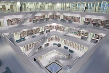 Stuttgarter Stadtbibliothek am Mailänder Platz