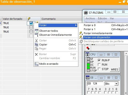 forzar con disparador