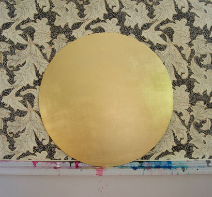 Malen Lernen Leinwand Mit Gold Acryl Und Leds Krigelkragel