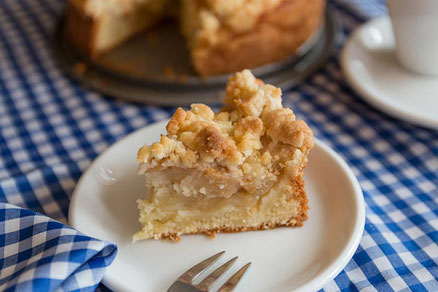 Kleiner Apfelkuchen mit Butterstreuseln ♥ Rezept