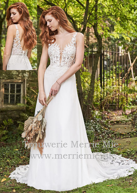 Trouwjurk, Ivoor, Lillian West, 66240