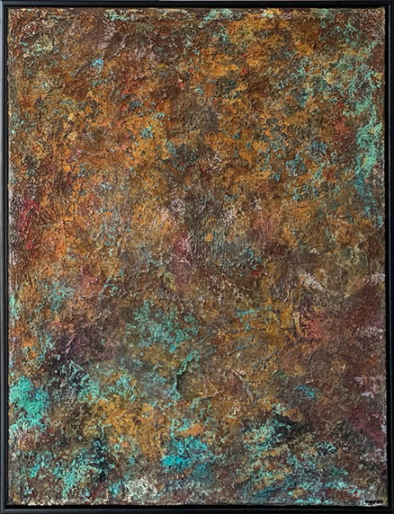 "Beschaffenheit" 2020 Acryltechnik auf Leinwand 120 x 90 cm (gerahmt)