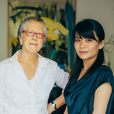 Angelika Laule-Dimmling und Eri Mantani
