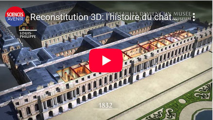 Versailles une reconstitution du château en 3D