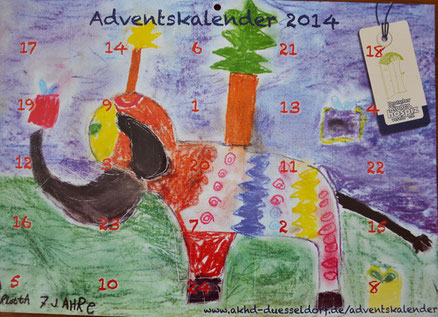 Der Adventskalender vom Kinderhospizdienst jetzt im Pantakea