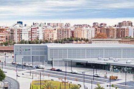 Estación Sorolla de Valencia para los trenes de alta velocidad (AVE).