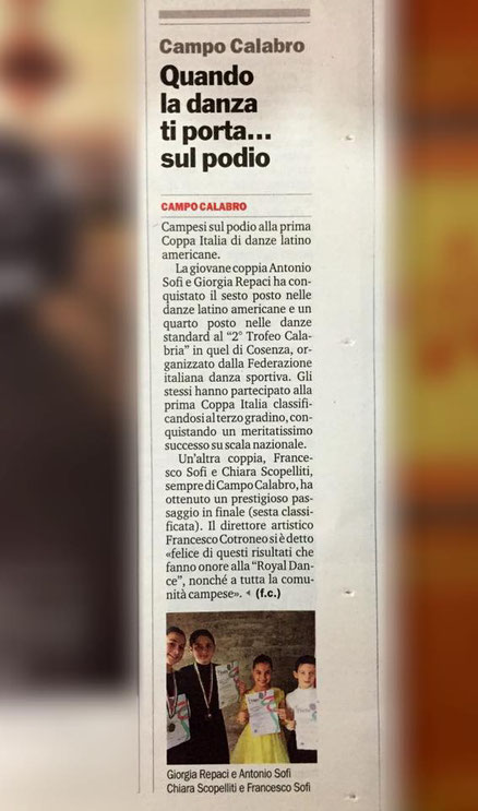 Gazzetta del Sud 25/11/16