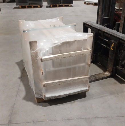 Marmor Treppe 3+3cm Breccia Sarda poliert