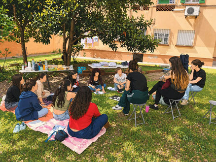 Personas reunidas 
