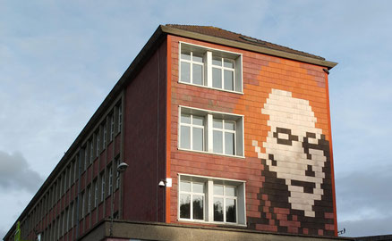 Lycée Boucher-de-Perthes - Mosaïque - Bâtiment B - Photo Jean-Jacques Becquet