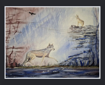 Freedom, watercolor, 46 x 61cm, painted 2026