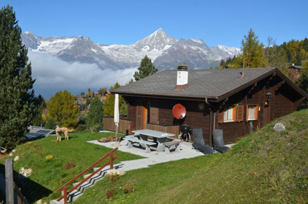 Ferien, Chalet Dunja, Ferienhaus, Wallis, Wald, Wandern, übernachten, Ferienhaus,