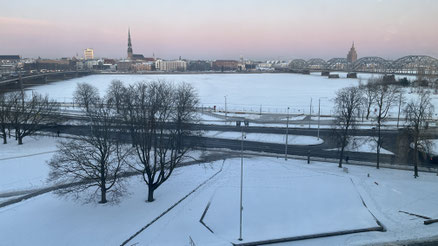 Jelgava im Schnee 