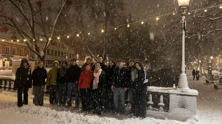 Ein Neujahrsspaziergang im Schnee sorgte für einen guten Start. (Foto: privat)