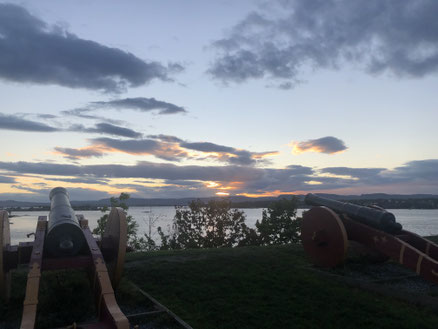 Auf der Insel Hovedøya den Sonnenuntergang genießen.