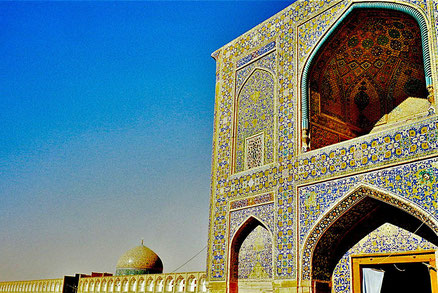Moschee-Fassade in Isfahan
