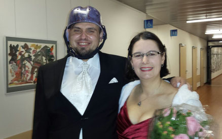 Kirchliche Trauung im Uniklinikum Gießen, Dezember 2015 // Foto: privat