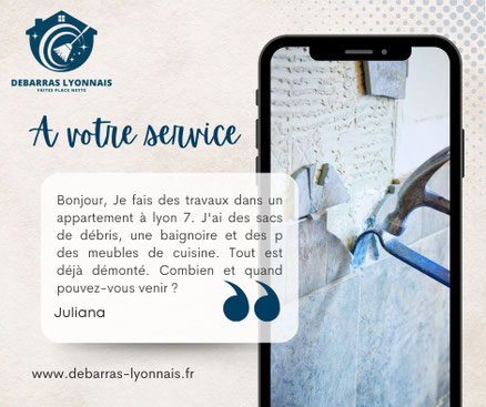 debarras fin de chantier appartement lyon