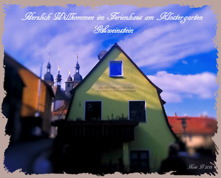 Ferienhaus am Klostergarten, Gößweinstein, Urlaub, Familientreffen, Ausflug, Wandern, Klettern, Kajak, Fliegenfischen, Radtour, Pilger, Wallfahrt, Fränksiche Schweiz, Franken, Oberfranken, Bayern