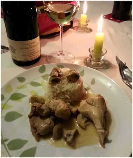 recette-poulet-au-vouvray-crème-champignons-vin-de-Loire